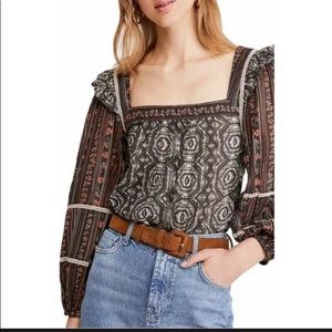 Free people Bohemian style top